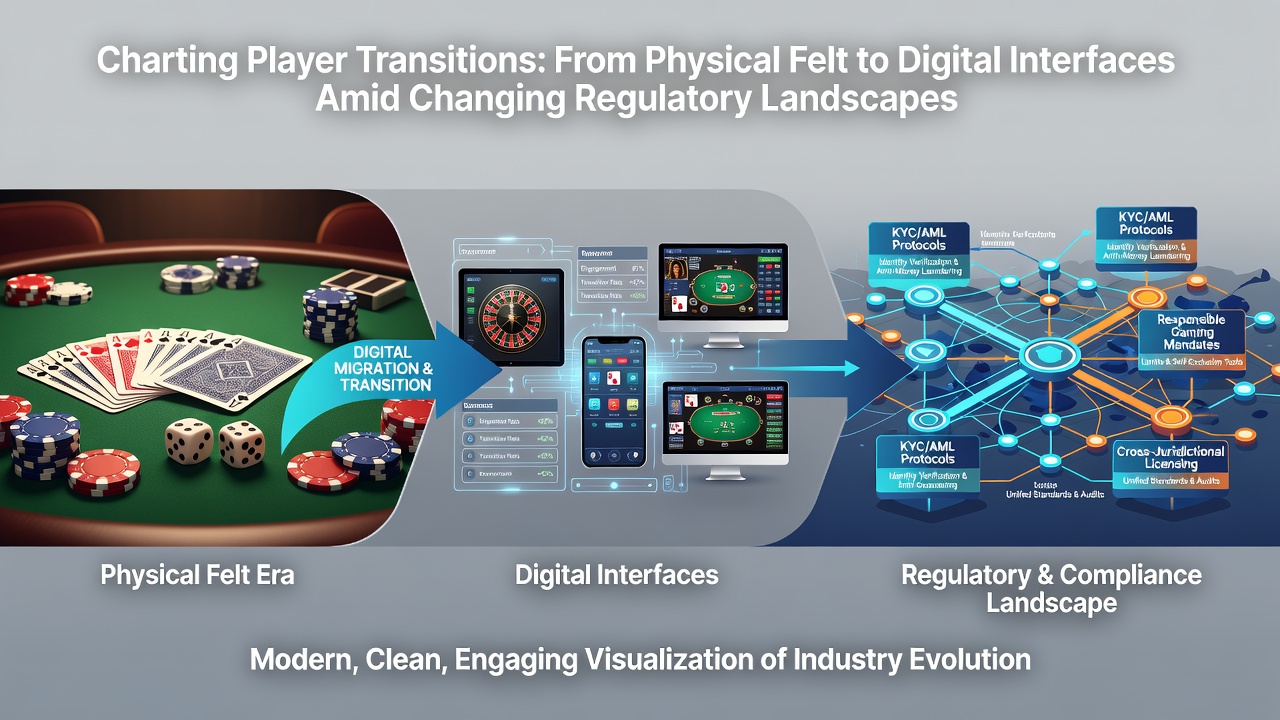 Digital blackjack interface showing seamless transition elements from traditional casino play