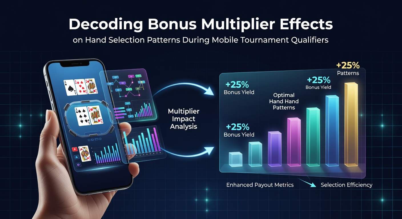 Mobile blackjack tournament interface showing bonus multiplier indicators and hand selection options on a smartphone screen